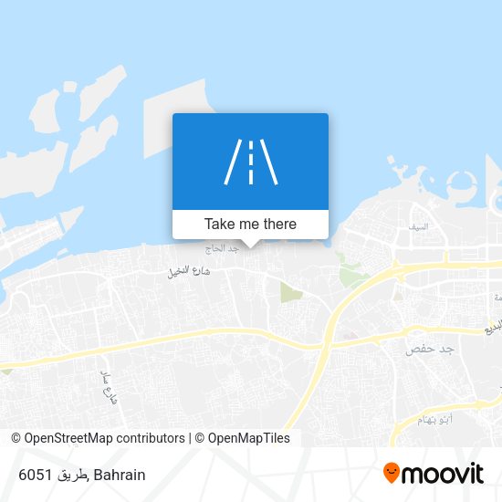 طريق 6051 map