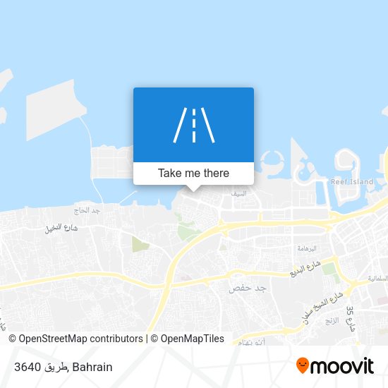 طريق 3640 map