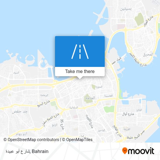شارع أبو عبيدة map