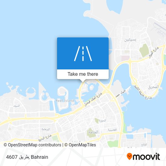طريق 4607 map