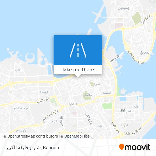 شارع خليفة الكبير map