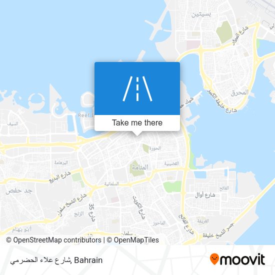 شارع علاء الحضرمي map