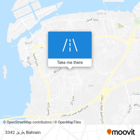 طريق 3342 map