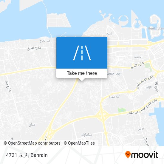 طريق 4721 map