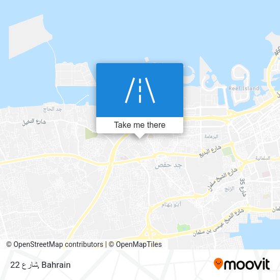 شارع 22 map