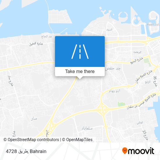 طريق 4728 map