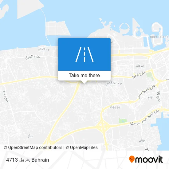 طريق 4713 map