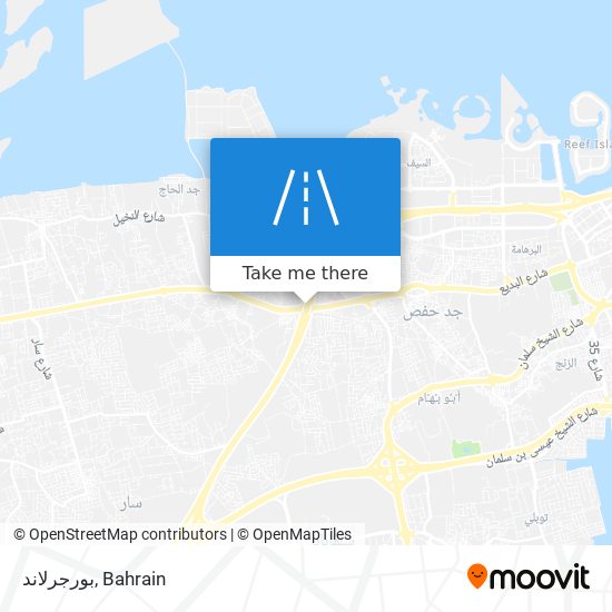 بورجرلاند map