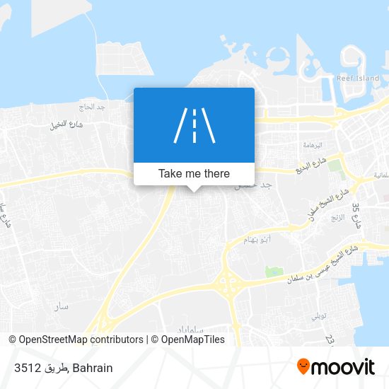طريق 3512 map