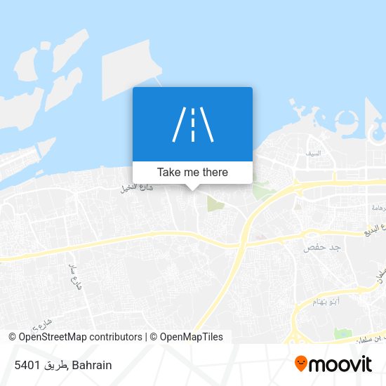 طريق 5401 map