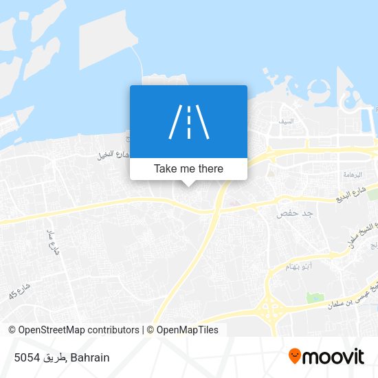 طريق 5054 map
