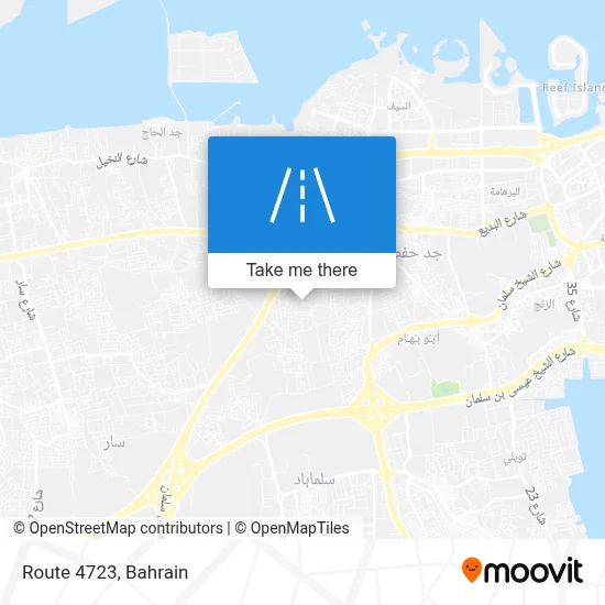طريق 4723 map