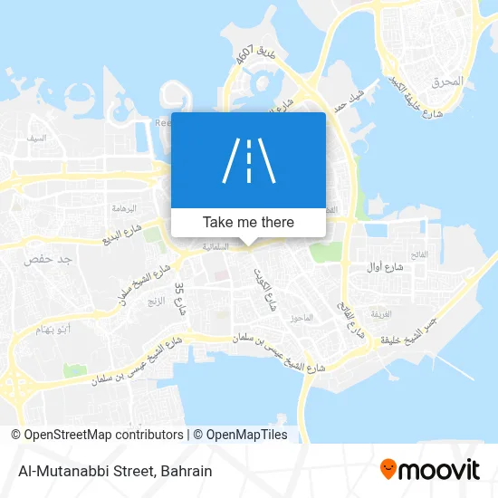 Al-Mutanabbi Street map