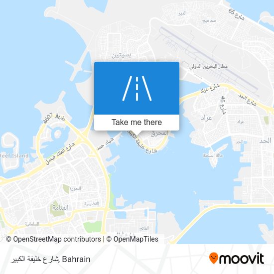 شارع خليفة الكبير map