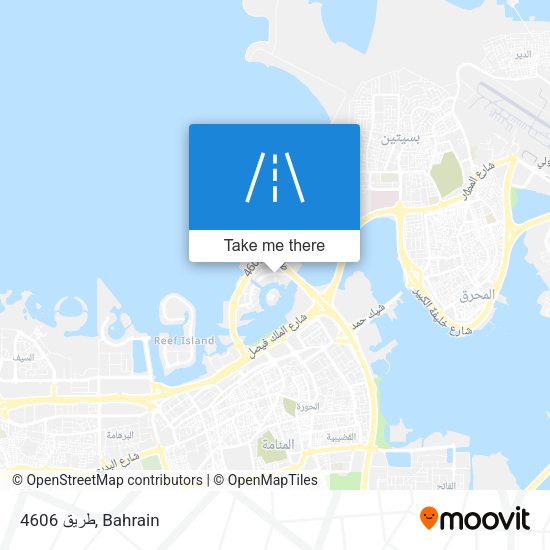 طريق 4606 map