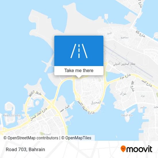 طريق 703 map
