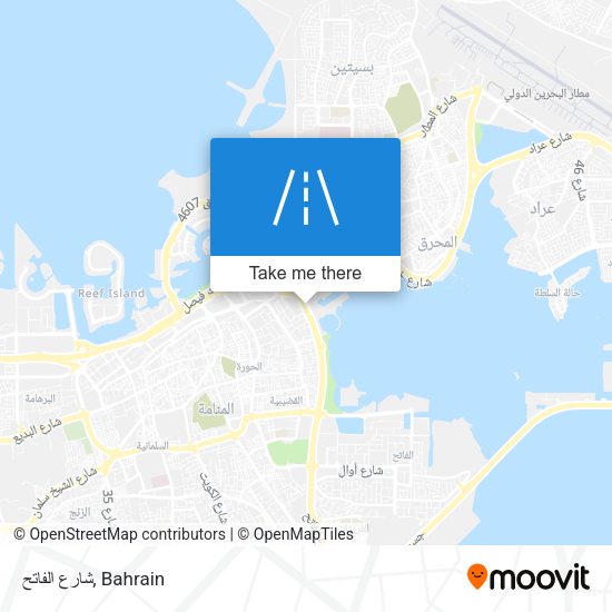 شارع الفاتح map