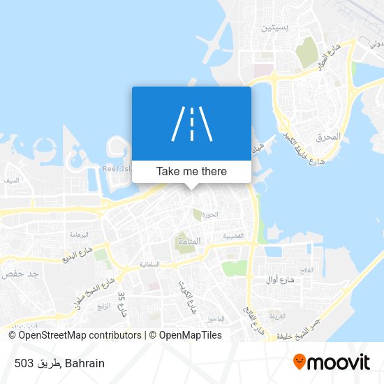 طريق 503 map