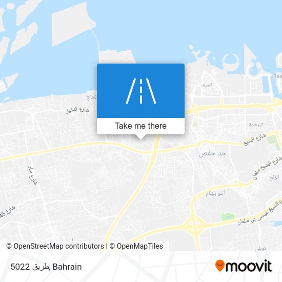 طريق 5022 map