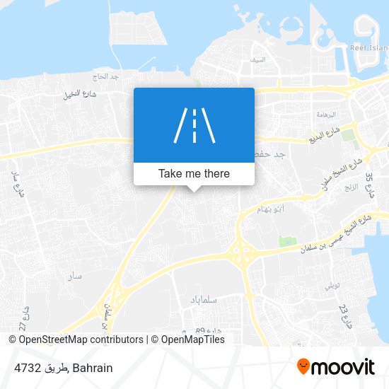 طريق 4732 map