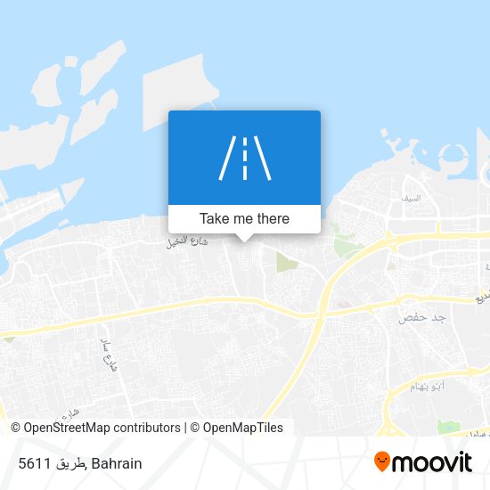 طريق 5611 map