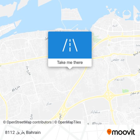 طريق 8112 map
