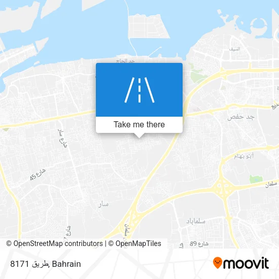 طريق 8171 map