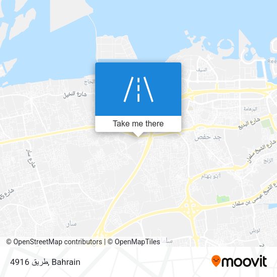 طريق 4916 map
