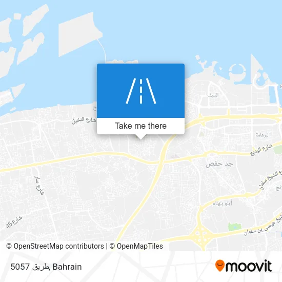 طريق 5057 map