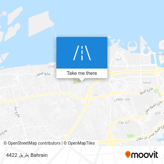 طريق 4422 map