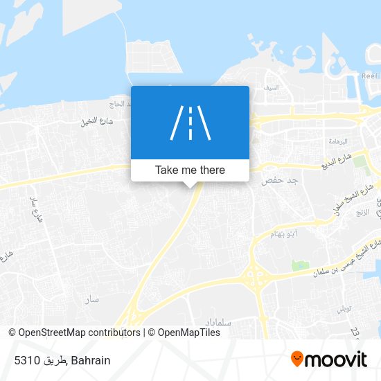 طريق 5310 map