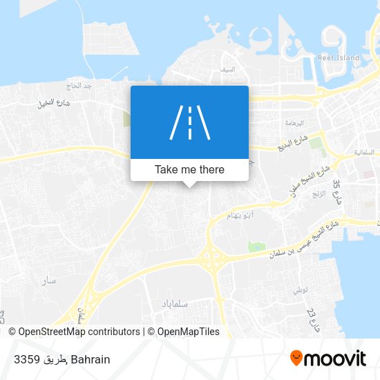 طريق 3359 map