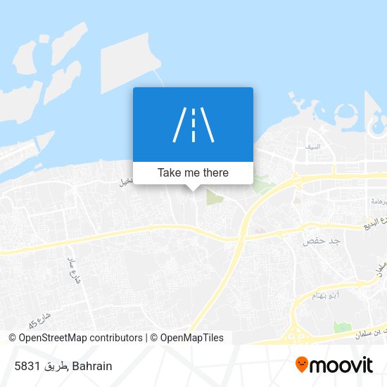 طريق 5831 map