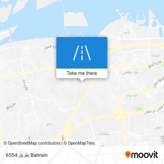 طريق 6554 map
