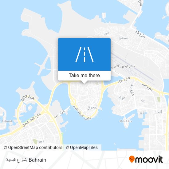 شارع البلدية map