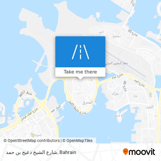 شارع الشيخ دعيج بن حمد map