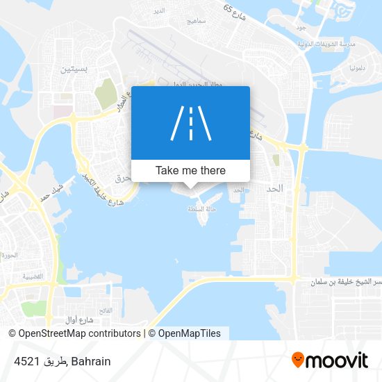 طريق 4521 map