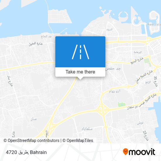 طريق 4720 map