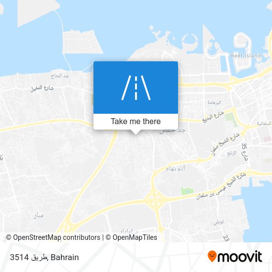 طريق 3514 map