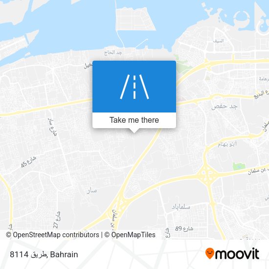 طريق 8114 map