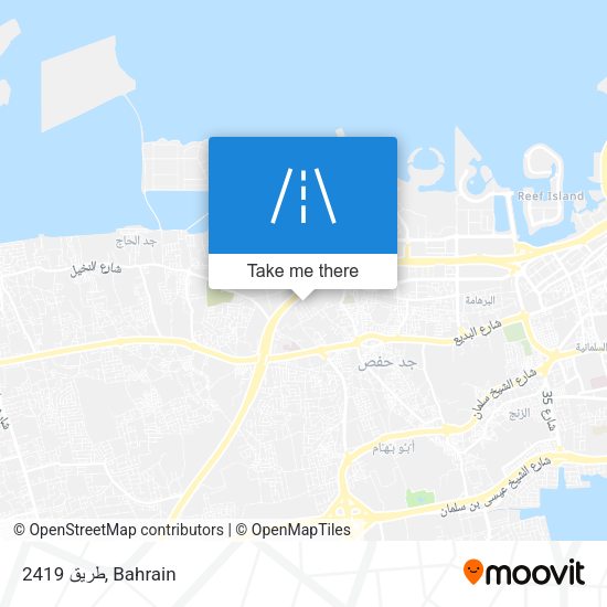 طريق 2419 map