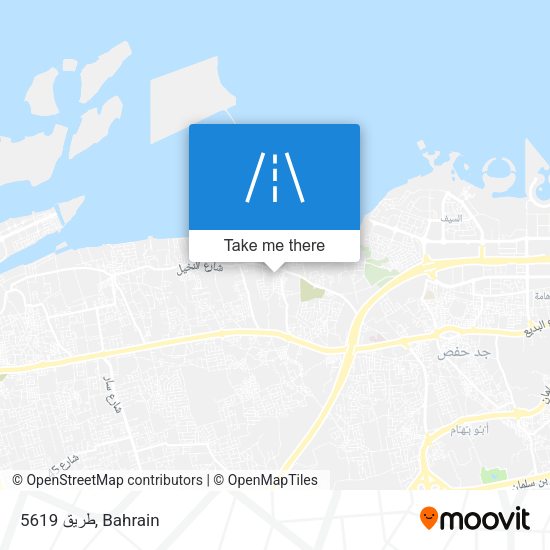 طريق 5619 map