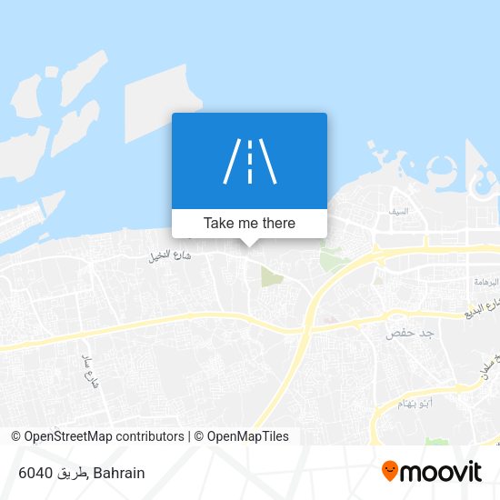 طريق 6040 map