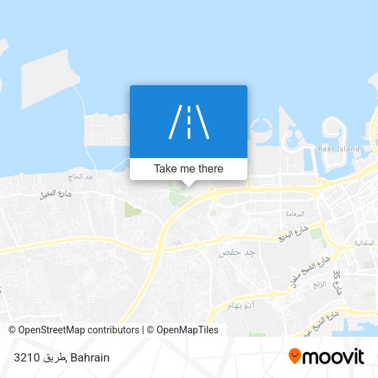 طريق 3210 map