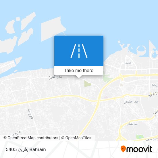 طريق 5405 map