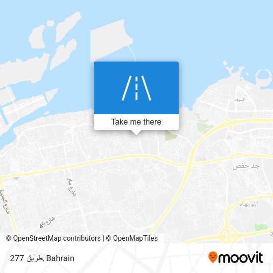طريق 277 map