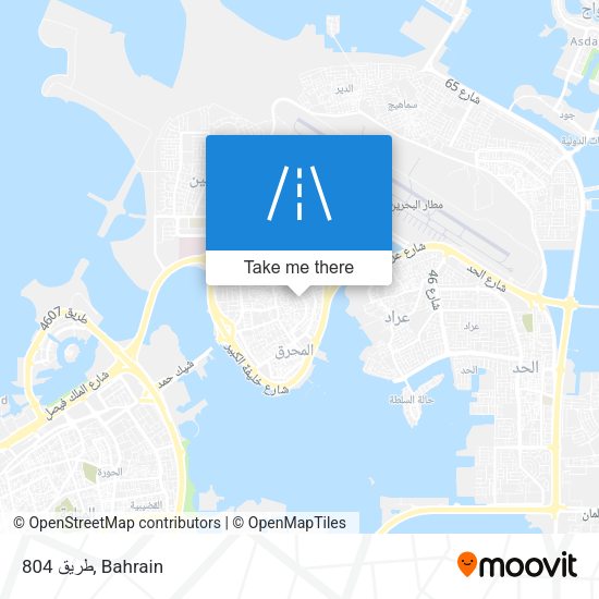 طريق 804 map