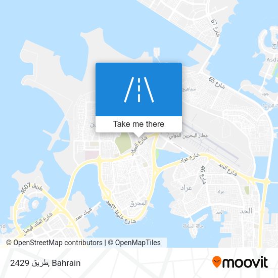 طريق 2429 map