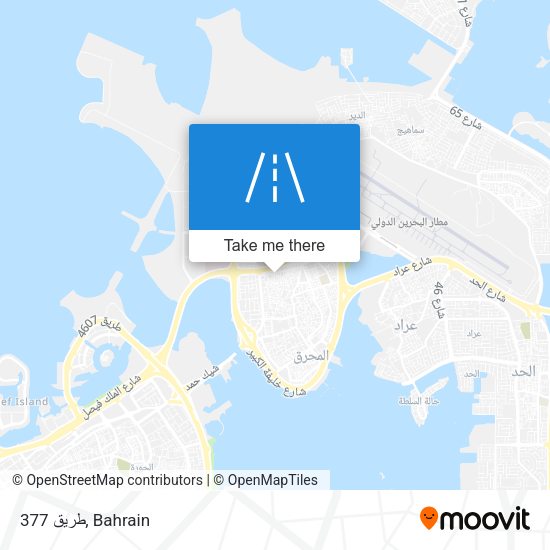 طريق 377 map