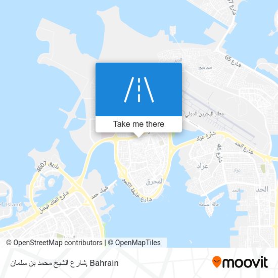 شارع الشيخ محمد بن سلمان map